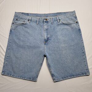 Wrangler Mens Denim Jean Shorts Size 46 Relaxed Fit 10" Inseam Premium Quality